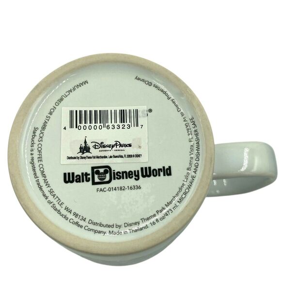 Starbucks & Disney World 45th Anniversary Magic Kingdom Ceramic Coffee Mug NIB - Picture 9 of 10